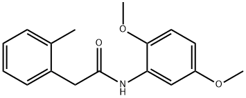 N-(2,5-dimethoxyphenyl)-2-(2-methylphenyl)acetamide Structural