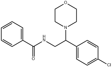 N-[2-(4-chlorophenyl)-2-morpholin-4-ylethyl]benzamide Structural