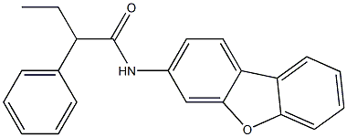N-dibenzofuran-3-yl-2-phenylbutanamide Structural