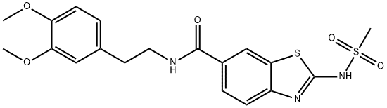 N-[2-(3,4-dimethoxyphenyl)ethyl]-2-(methanesulfonamido)-1,3-benzothiazole-6-carboxamide Structural