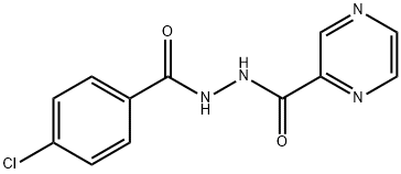 N'-(4-chlorobenzoyl)pyrazine-2-carbohydrazide Structural