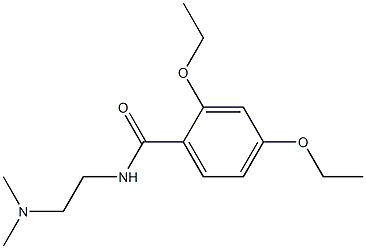 N-[2-(dimethylamino)ethyl]-2,4-diethoxybenzamide Structural