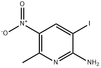 2-AMINO-3-IODO-5-NITRO-6-METHYLPYRIDINE Structural