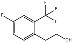 2-(4-fluoro-2-(trifluoromethyl)phenyl)ethanol Structural