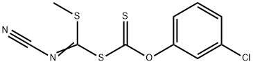 O-(3-Chlorophenyl)S-[cyanamide(methylthio)-methyl]carbonodithioate Structural