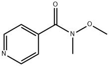 N-METHOXY-N-METHYLISONICOTINAMIDE Structural