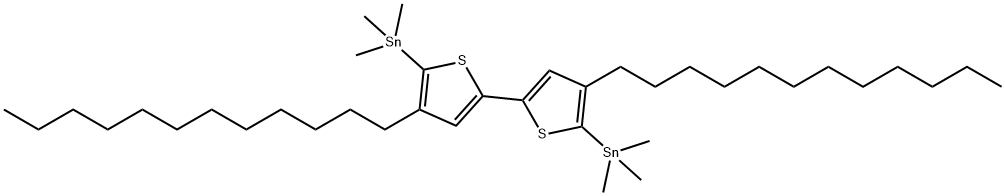 (4,4'‐didodecyl‐2,2'‐
bithiophene‐5,5'‐
diyl)bis(triMethylstann
ane) Structural