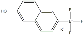 POTASSIUM 6-HYDROXY-2-NAPHTHALENETRIFLUOROBORATE Structural