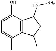 3-hydrazinyl-1,7-dimethyl-2,3-dihydro-1H-inden-4-ol