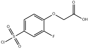 [4-(chlorosulfonyl)-2-fluorophenoxy]acetic acid