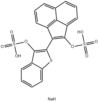 2-[2-(Sodiosulfooxy)acenaphthylen-1-yl]benzo[b]thiophen-3-ol (sulfuric acid sodium) salt