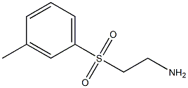 ETHANAMINE,2-[(3-METHYLPHENYL)SULFONYL]- Structural