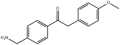 1-(4-AMINOMETHYL-PHENYL)-2-(4-METHOXY-PHENYL)-ETHANONE