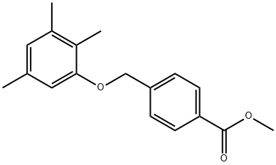 methyl 4-(2,3,5-trimethylphenoxymethyl)benzoate Structural