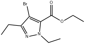 4-BROMO-1,3-DIETHYL-1H-PYRAZOLE-5-CARBOXYLIC ACID ETHYL ESTER