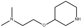 dimethyl[2-(piperidin-3-yloxy)ethyl]amine Structural