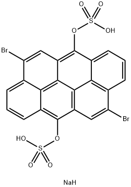 disodium 4,10-dibromodibenzo[def,mno]chrysene-6,12-diyl bis(sulphate)