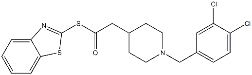 [1-(3,4-Dichloro-benzyl)-piperidin-4-yl]-thioacetic acid S-benzothiazol-2-yl ester