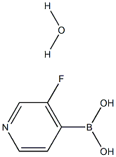 3-FLUOROPYRIDINE-4-BORONIC ACID HYDRATE Structural