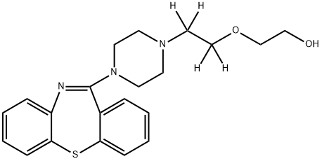 Quetiapine D4 Hemifumarate Structural