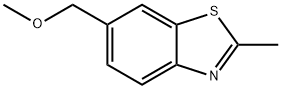 Benzothiazole, 6-(methoxymethyl)-2-methyl- (6CI,9CI) Structural