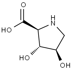 D-Proline, 3,4-dihydroxy-, (3S,4S)-rel- (9CI) Structural