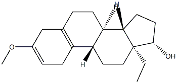 (±)-13-ethyl-3-methoxygona-2,5(10)-dien-17beta-ol Structural