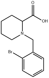 1-[(2-BROMOPHENYL)METHYL]-2-PIPERIDINECARBOXYLIC ACID