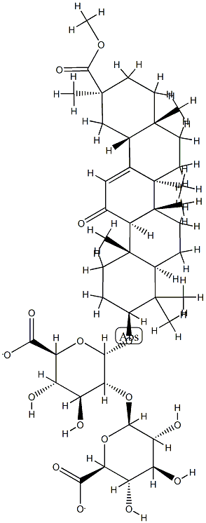 METHYL GLYCYRRHIZATE Structural