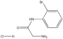 N~1~-(2-bromophenyl)glycinamide hydrochloride Structural