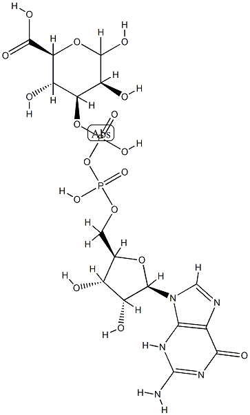 Gdp mannuronic acid Structural