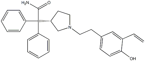 (3S)-1-[2-(3-Ethenyl-4-hydroxyphenyl)ethyl]-α,α-diphenyl-3-pyrrolidineacetaMide