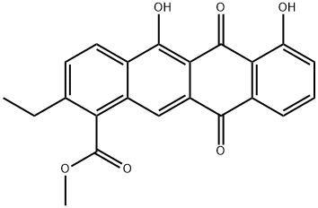bis(anhydro)aklavinone Structural