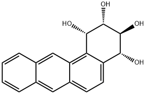 Benz[a]anthracene-1r,2c,3t,4c-tetrahydro-1,2,3,4-tetrol Structural