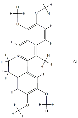 Dehydrocorydaline chloride Structural