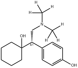 S-(+)-O-DesMethyl-Venlafaxine-d6 Structural