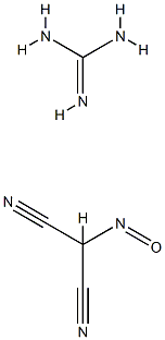 guanidine, compound with nitrosopropanedinitrile (1:1) Structural