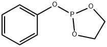 Phosphorous acid, cyclic ethylene ester, phenyl ester Structural