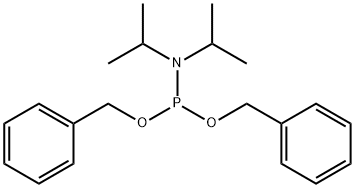 DIBENZYL DIISOPROPYLPHOSPHORAMIDITE Structural