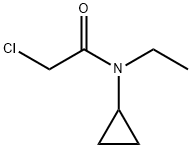 2-chloro-N-cyclopropyl-N-ethylacetamide Structural