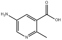 3-Pyridinecarboxylic acid, 5-aMino-2-Methyl- Structural