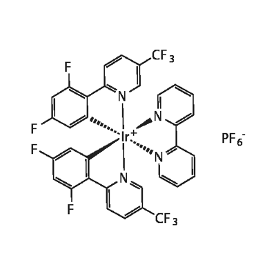 [Ir{dFCF3ppy}2(bpy)]PF6 Structural