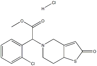 2-Oxo Clopidogrel Hydrochloride(Mixture of diastereomers) Structural