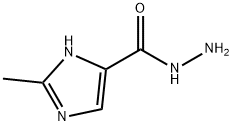 Imidazole-4(or 5)-carboxylic acid, 2-methyl-, hydrazide (6CI) Structural
