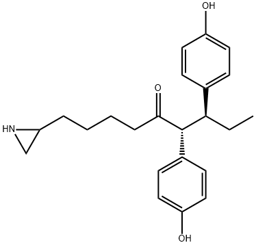 ketononestrol aziridine Structural