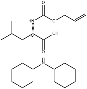 Alloc-Leu-OH·DCHA Structural