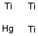 mercury, compound with titanium (1:3) Structural