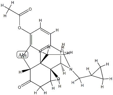 Naltrexone 3-acetate Structural Picture