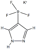 Potassium 1H-pyrazole-4-trifluoroborate Structural