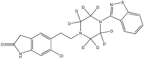 Ziprasidone D8 Structural